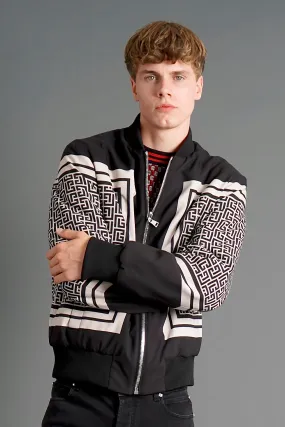 BALMAIN Reversible Monogrammed Bomber Jacket  