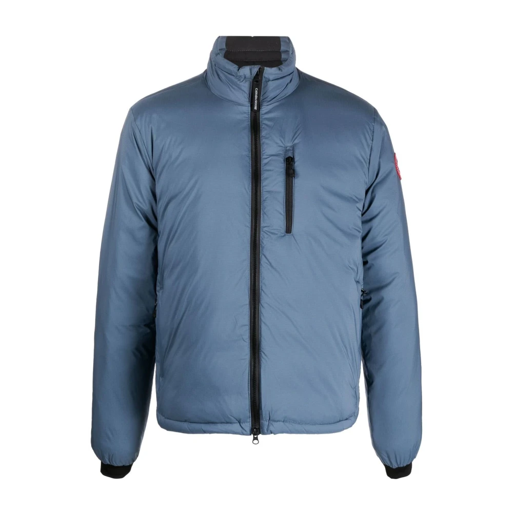 Blaue Packbare Daunenjacke