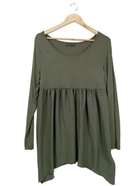 Bodyflirt Tunikabluse khaki Casual-Look