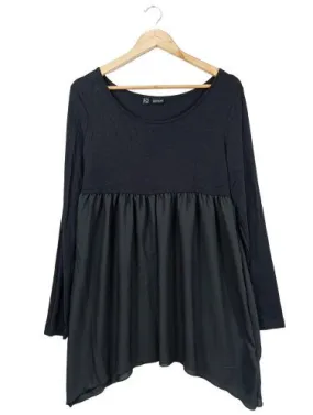 Bodyflirt Tunikabluse schwarz meliert Casual-Look