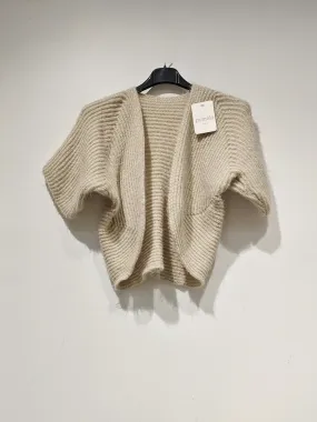 BOHEME Pullover mit Fledermausärmeln und V-Ausschnitt