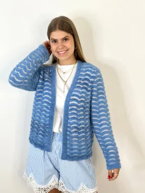 Cardigan CG24-00031 Cruise Blue Sequins
