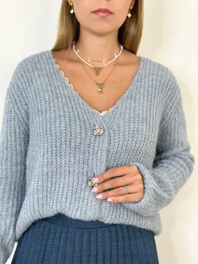 Cardigan CG24-00041 Blue
