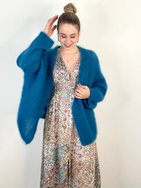 Cardigan Fluffy CG24-00023 Petrol