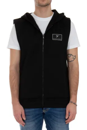 GIUSEPPE ZANOTTI Sleeveless Track Jacket  