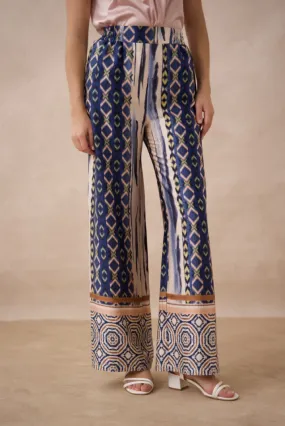 High Tide bedruckte Palazzo-Hose