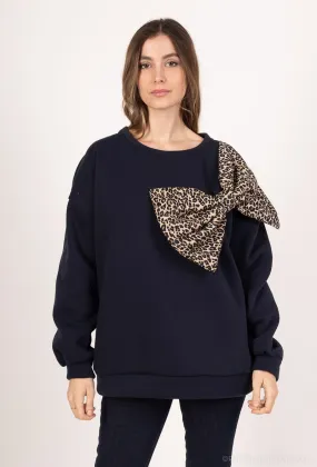 JADE-LEOPARDEN-KNOTEN-PULLOVER