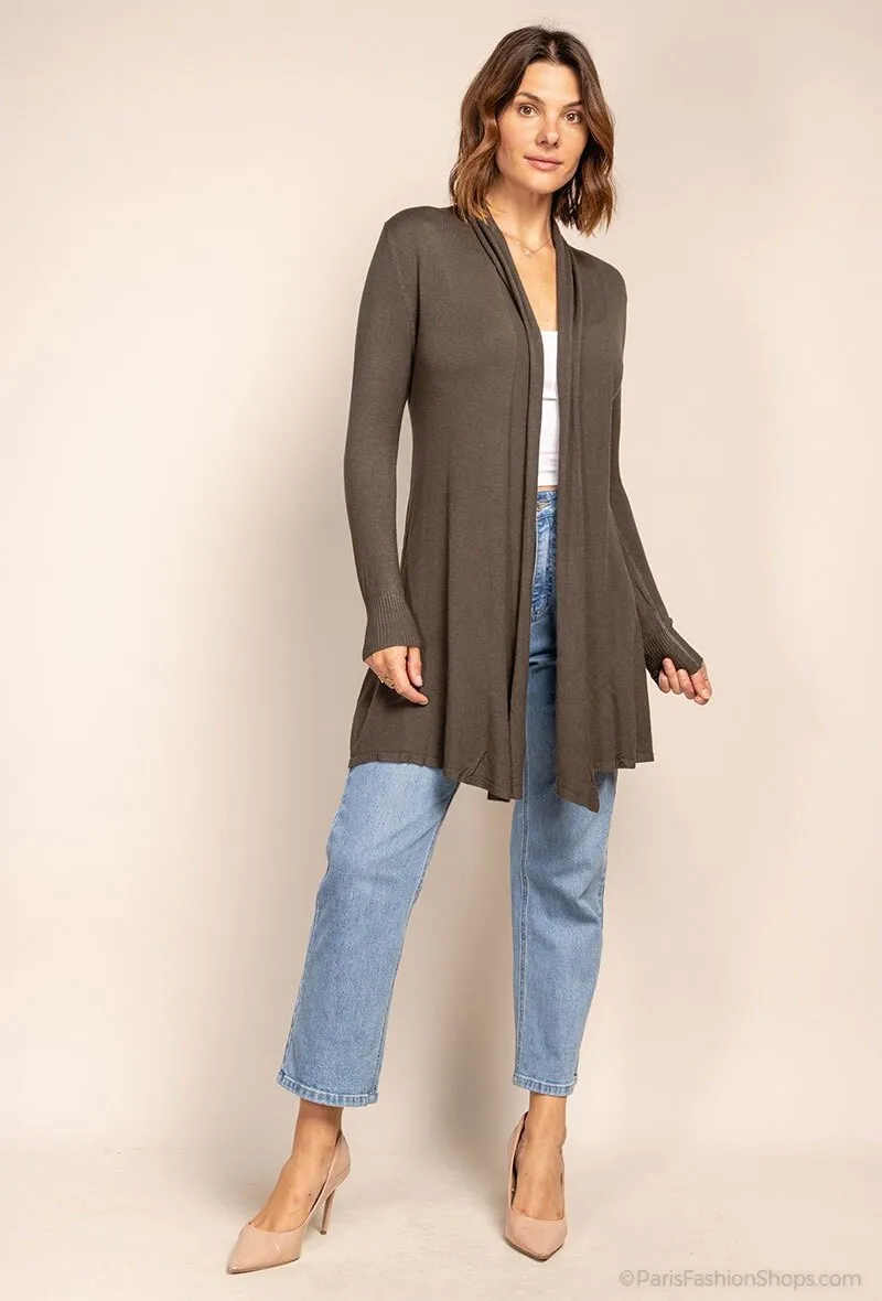 Knit cardigan