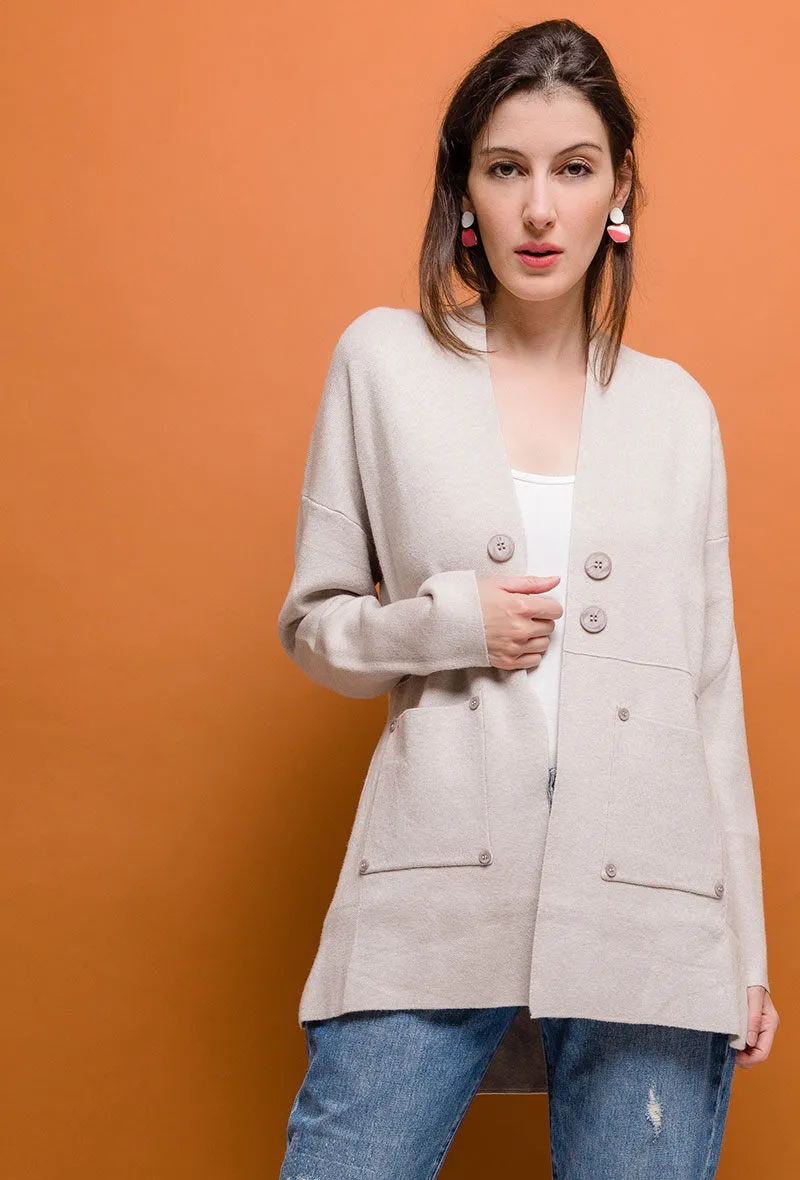 Knit cardigan
