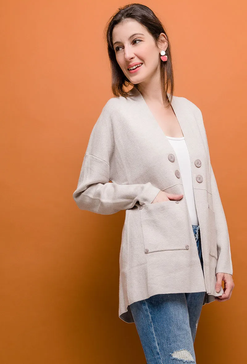 Knit cardigan