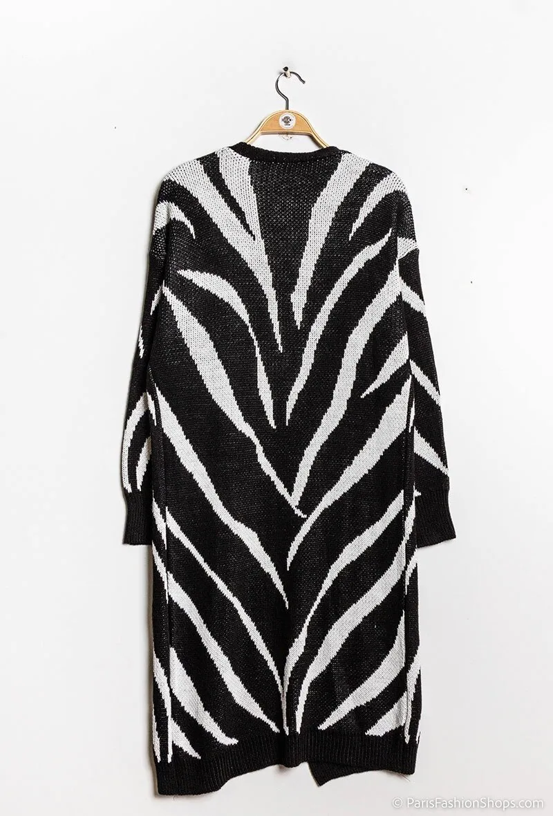 Langer Cardigan