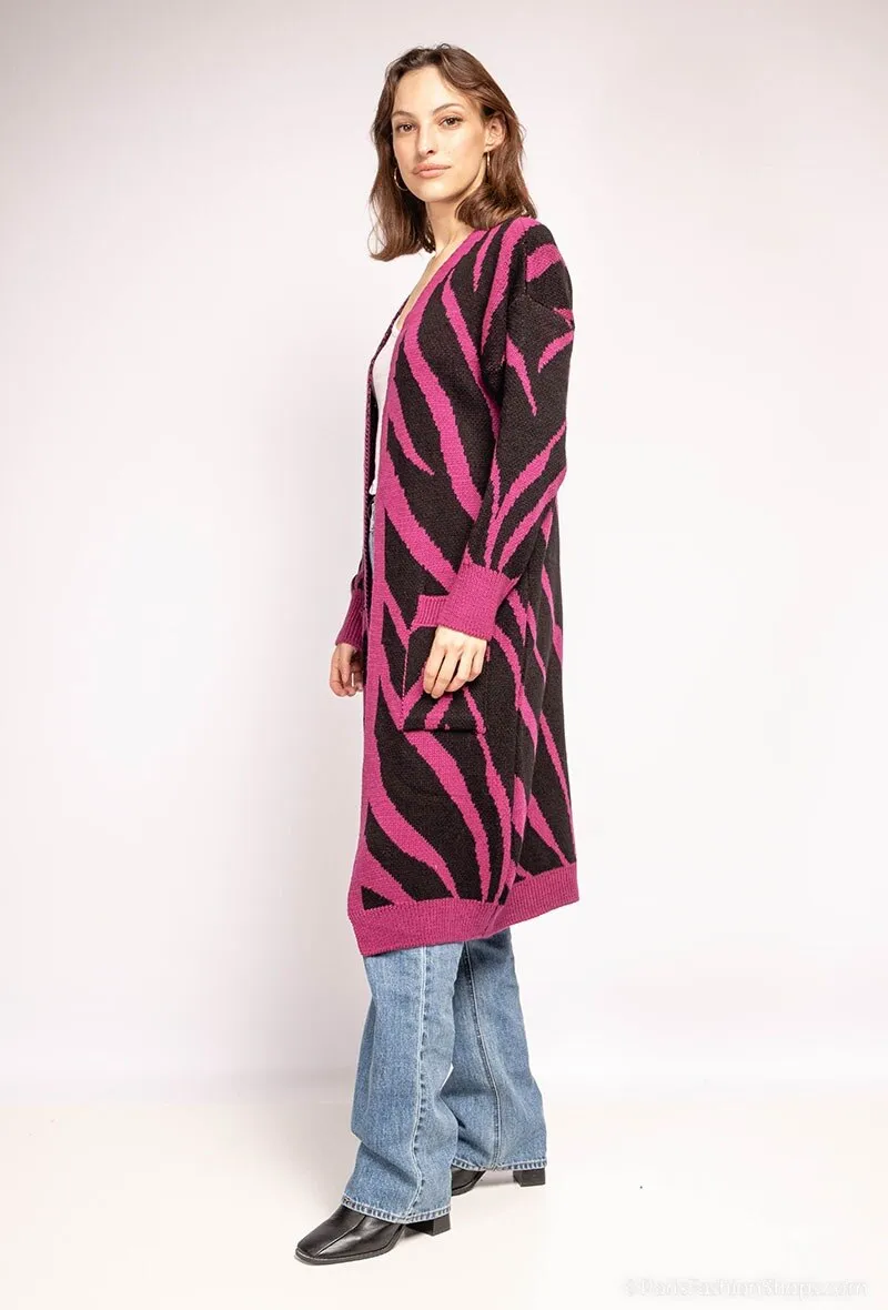 Langer Cardigan