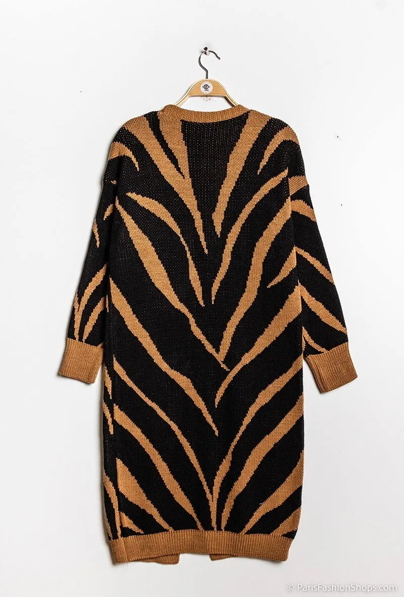 Langer Cardigan