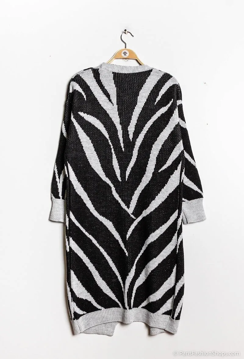 Langer Cardigan