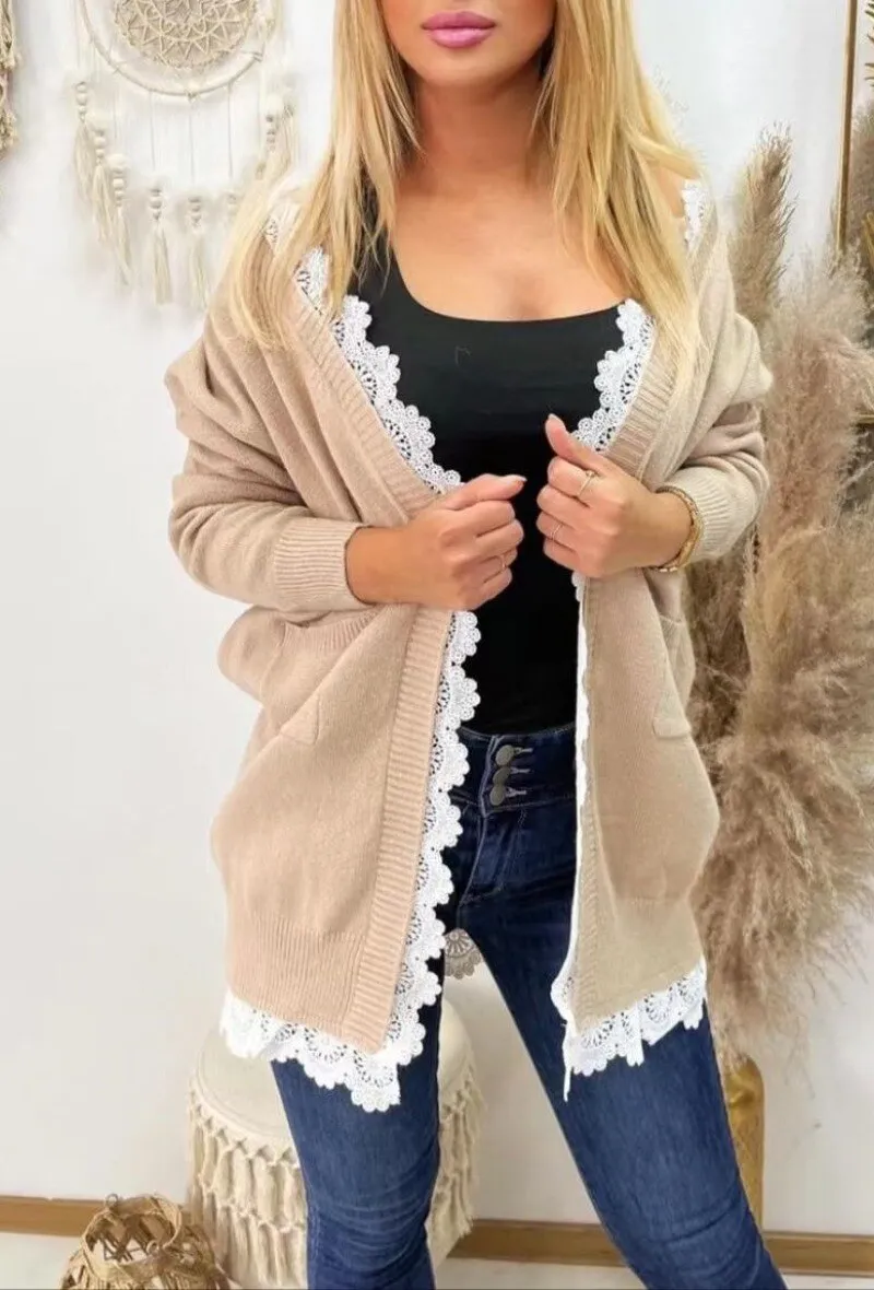 Open cardigan