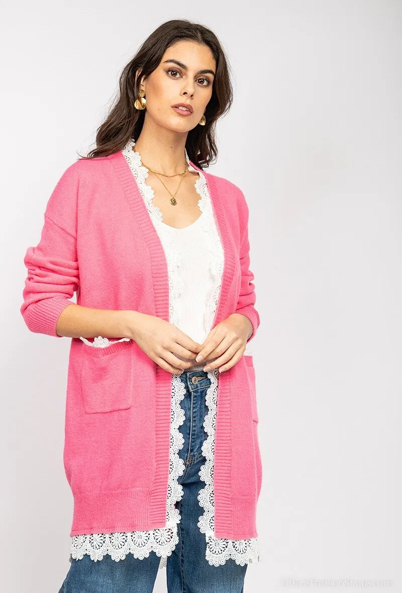 Open cardigan
