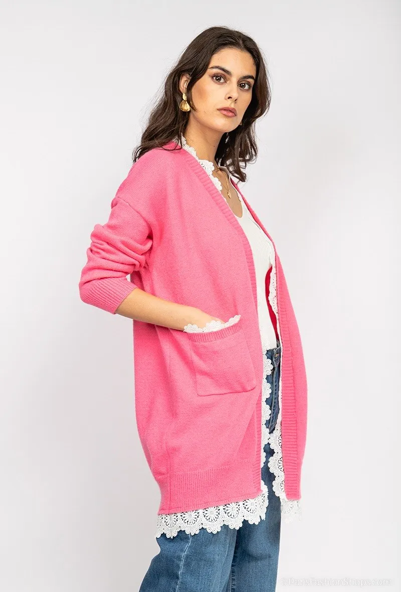 Open cardigan