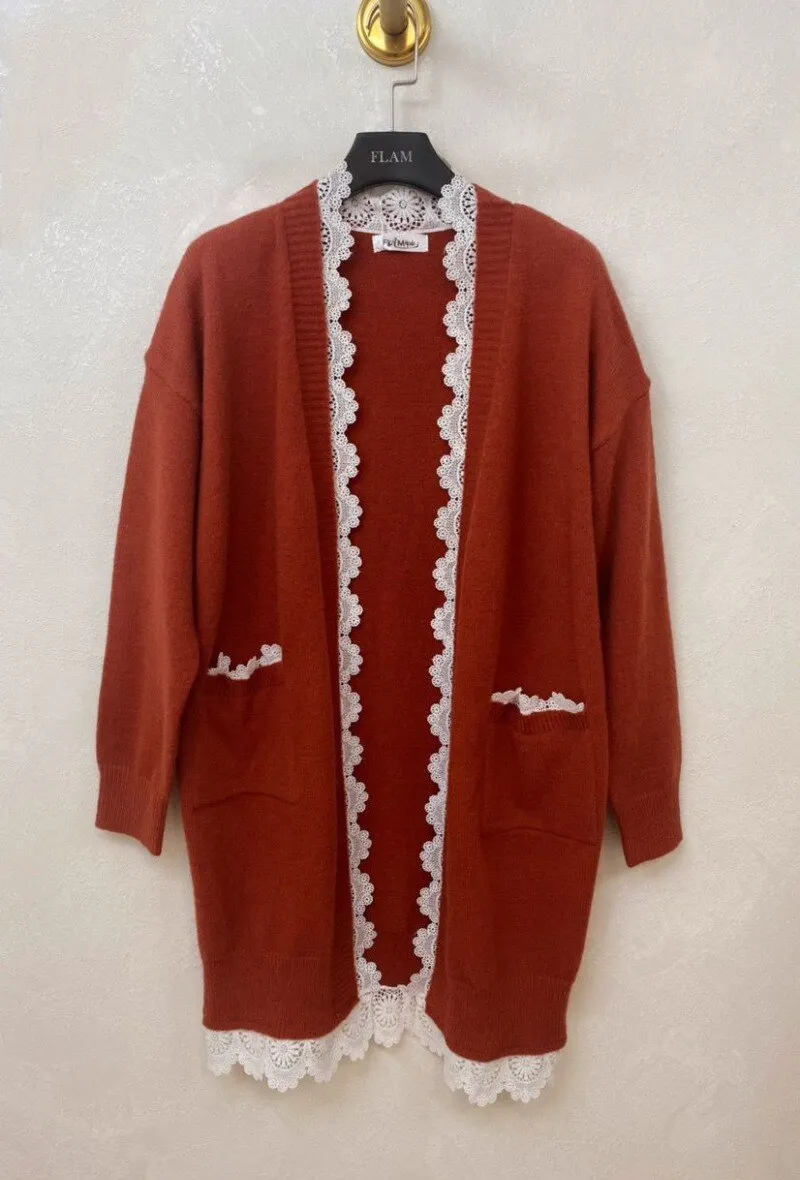 Open cardigan