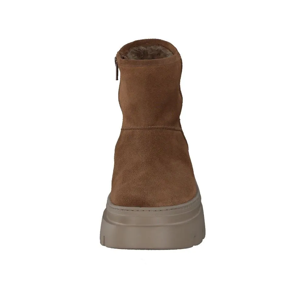 Paul Green Damen Boot Leder Reißverschluss TOFFEE SUPER SOFT 8113-006
