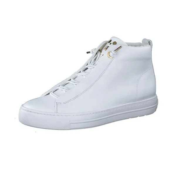 Paul Green SUPER SOFT Pauls Hightop Glattleder weiß S23 5283-004