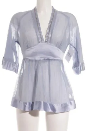 Pinko Tunikabluse himmelblau extravaganter Stil