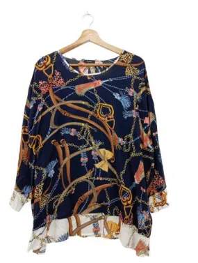 Riani Tunikabluse Mustermix Casual-Look