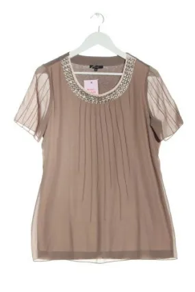 shiny diva Tunikabluse taupe Casual-Look