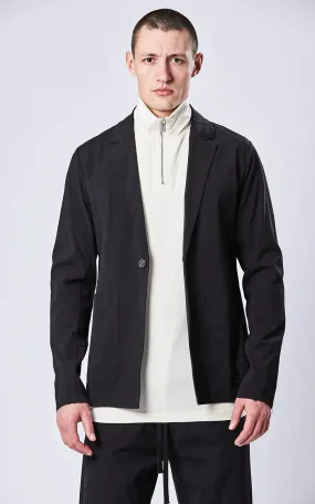 THOM KROM One Button Woven Stretch Jacket  