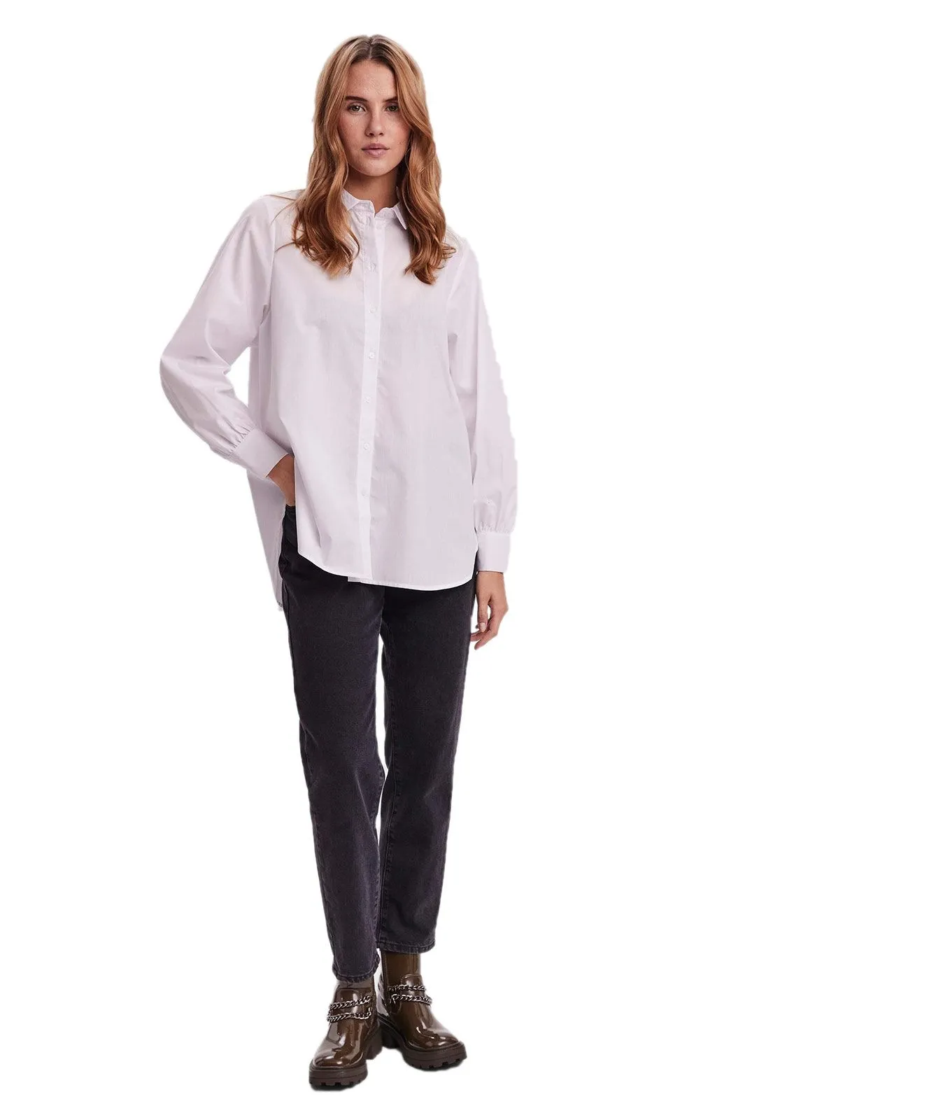 Vero Moda Hemdbluse Ella in Weiß
