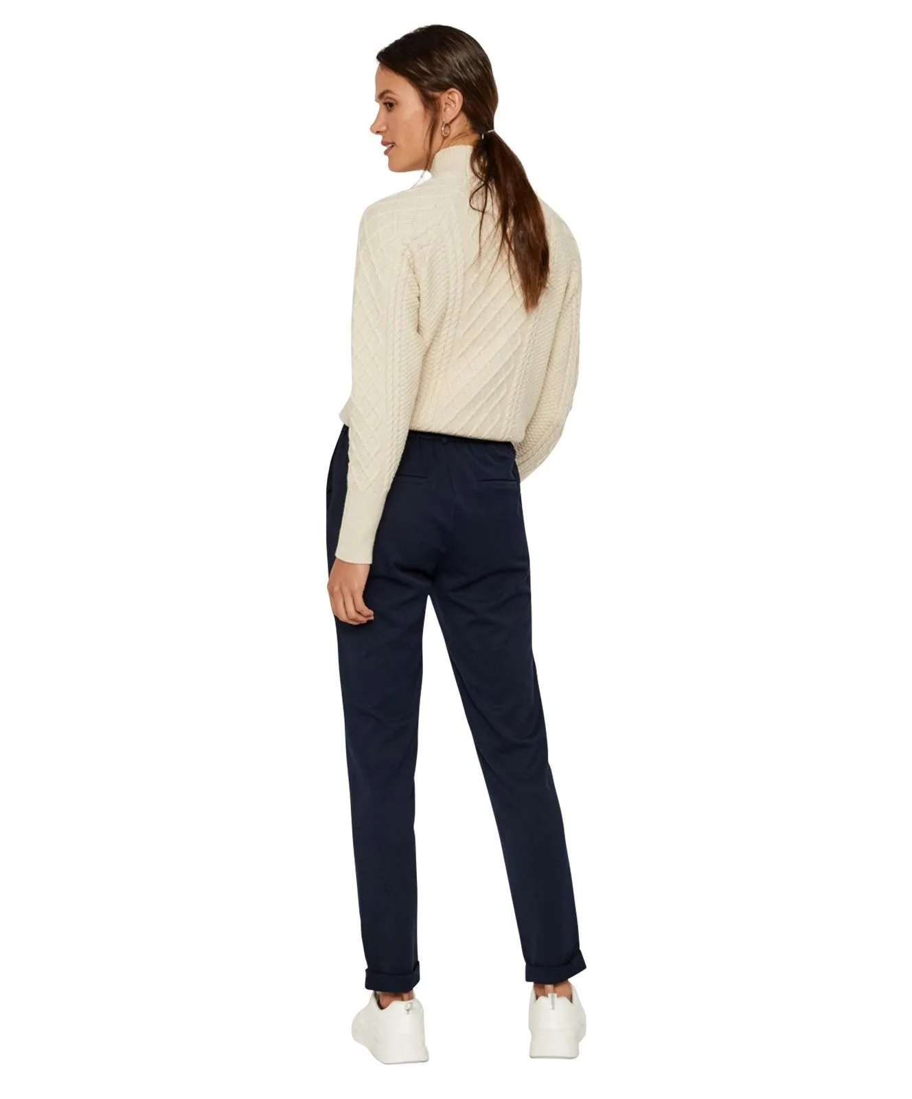 Vero Moda Hose Maya in dunkelblau mit normaler Taille