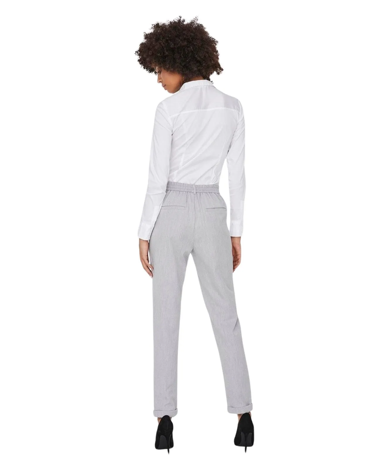 Vero Moda Hose Maya mit normaler Taille in grau